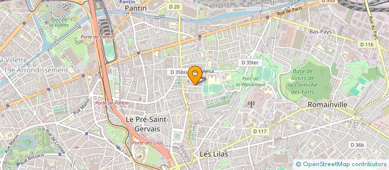 localisation de l'entreprise SEDEEG ELECTRONIQUE à PANTIN