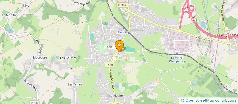 localisation de l'entreprise SEDEEM  LENTILLY