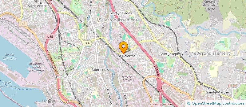 localisation de l'entreprise SEDEF RENOVATION à MARSEILLE