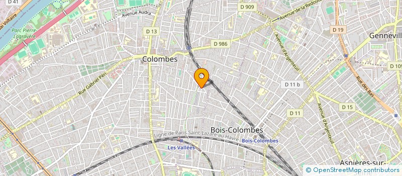 localisation de l'entreprise SEDEGE à COLOMBES