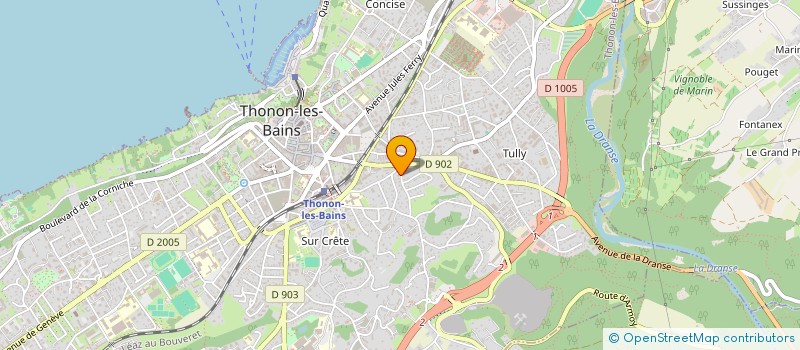localisation de l'entreprise SEDEKA à THONON-LES-BAINS