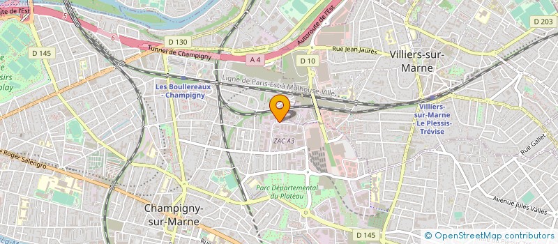 localisation de l'entreprise SEDEL à CHAMPIGNY-SUR-MARNE