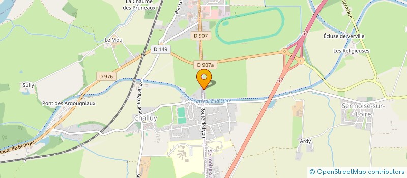 localisation de l'entreprise SEDELEC à SERMOISE-SUR-LOIRE