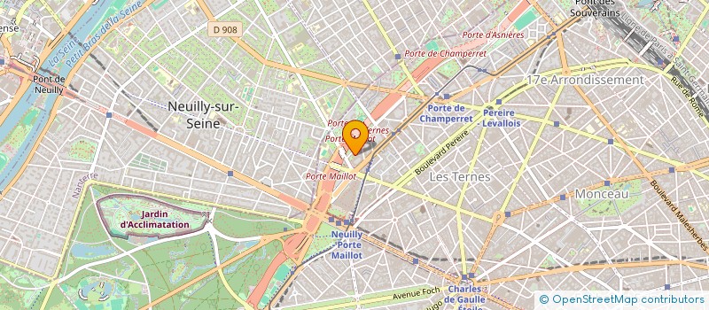 localisation de l'entreprise SEDENA  NEUILLY-SUR-SEINE
