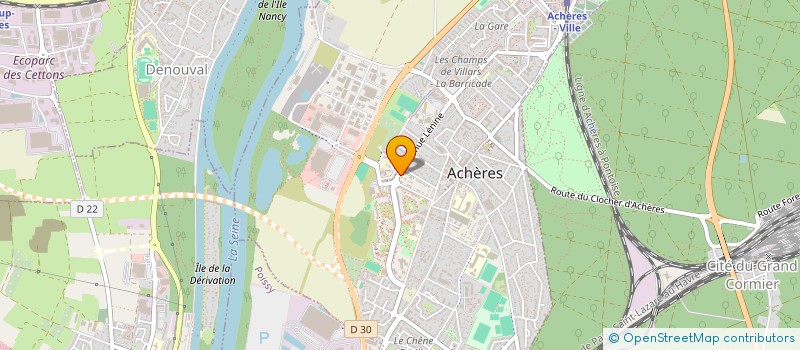 localisation de l'entreprise SEDEPA à ACHERES