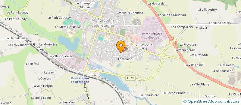 localisation de l'entreprise SEDERDED  MONTAUBAN-DE-BRETAGNE