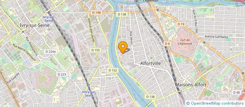 localisation de l'entreprise SEDERE à ALFORTVILLE