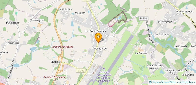 localisation de l'entreprise SEDES à LIMOGES