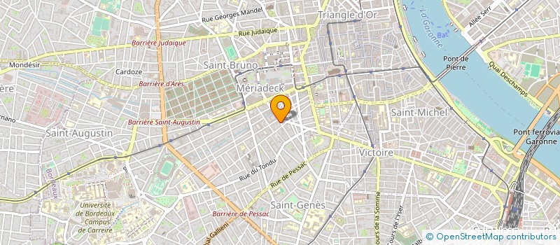 localisation de l'entreprise SEDGE ATLANTIQUE à BORDEAUX