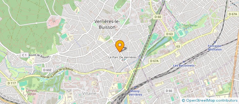 localisation de l'entreprise SEDICI à VERRIERES-LE-BUISSON