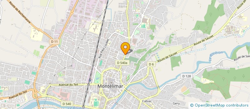 localisation de l'entreprise SEDICO à MONTELIMAR