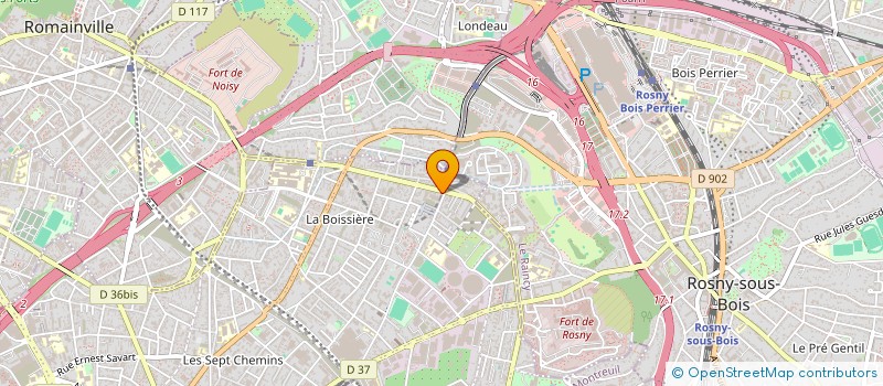 localisation de l'entreprise SEDICO à MONTREUIL