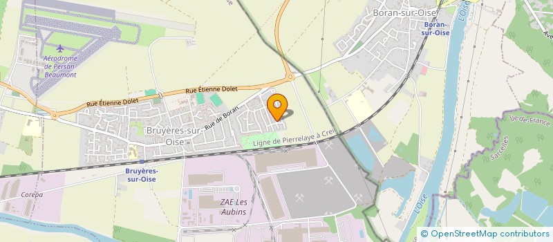 localisation de l'entreprise SEDICONSULTING à BRUYERES-SUR-OISE