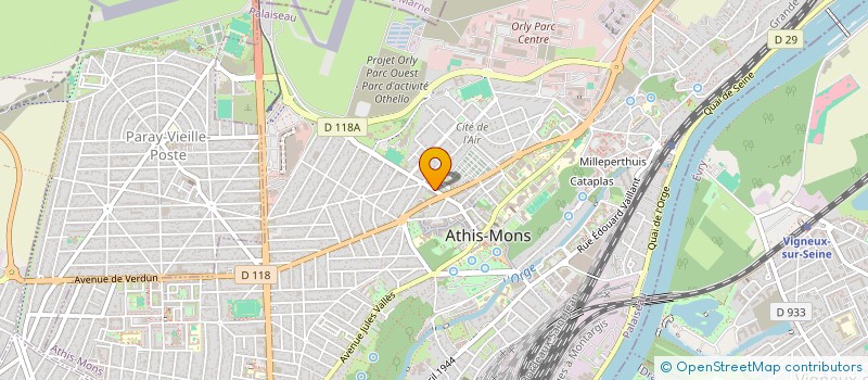 localisation de l'entreprise SEDIFEX à ATHIS-MONS