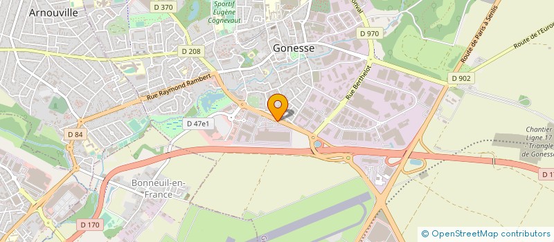 localisation de l'entreprise SEDIFRAIS à GONESSE