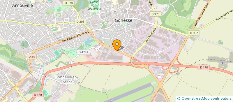 localisation de l'entreprise SEDIFRAIS MONTSOULT LOGISTIC à GONESSE