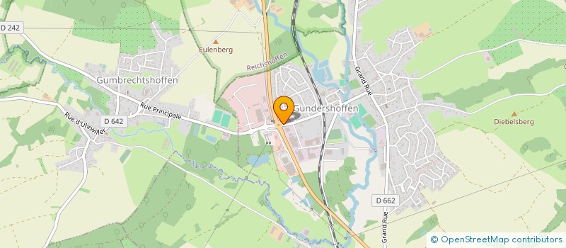 localisation de l'entreprise SEDIKUS  GUNDERSHOFFEN