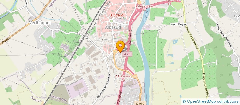 localisation de l'entreprise SEDILEASE à MONTAUBAN