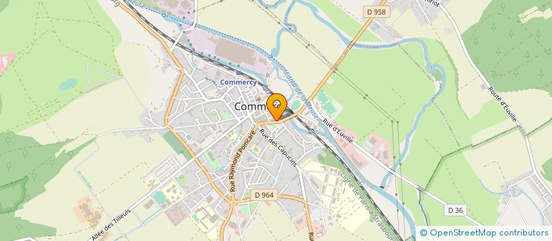 localisation de l'entreprise SEDILLOT GAUTHIER ET LONGUET, DOCTEURS EN MEDECINE, SOCIETE CIVILE DE MOYENS à COMMERCY