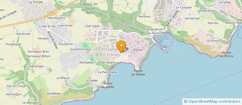 localisation de l'entreprise SEDIMENT ISOTOPE ORIGINE SEDISOR à PLOUZANE