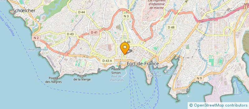 localisation de l'entreprise SEDIMO à FORT-DE-FRANCE