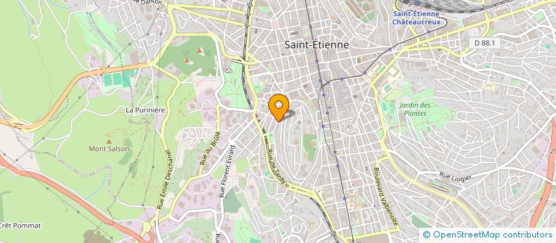 localisation de l'entreprise SEDING  SAINT-ETIENNE