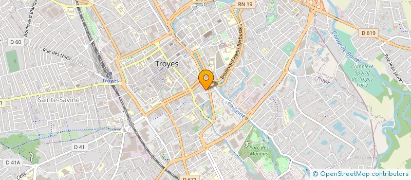 localisation de l'entreprise SEDIS à TROYES
