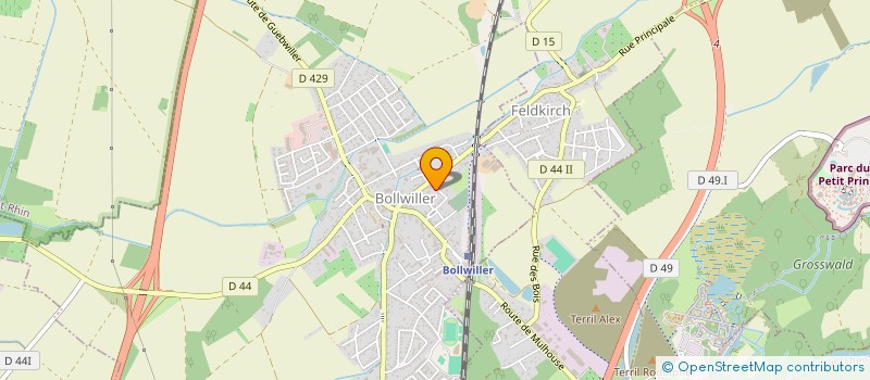 localisation de l'entreprise SEDO  BOLLWILLER