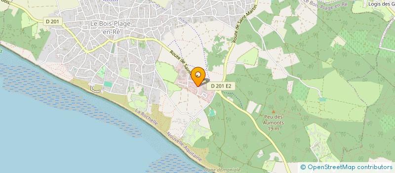 localisation de l'entreprise SEDODREA  LE BOIS-PLAGE-EN-RE
