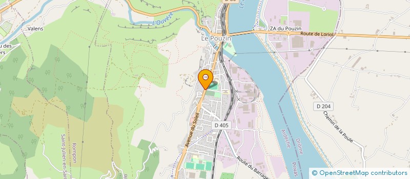 localisation de l'entreprise SEDONY  LE POUZIN