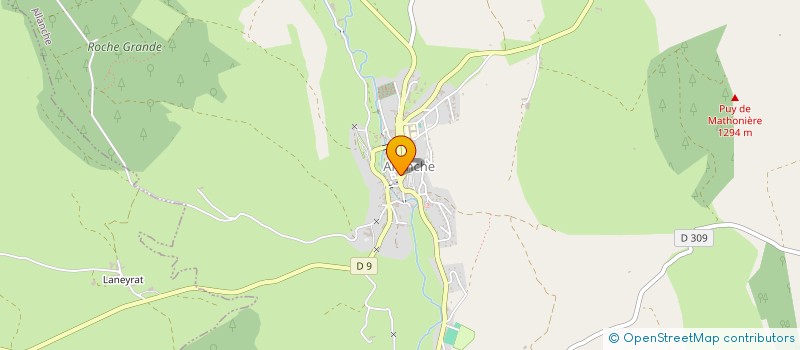 localisation de l'entreprise SEDORH à ALLANCHE