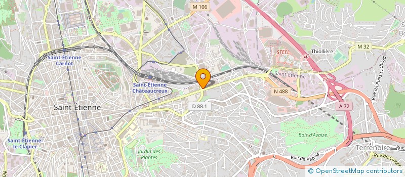 localisation de l'entreprise SEDOS CONSEIL  SAINT-ETIENNE