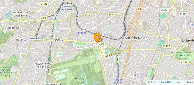 localisation de l'entreprise SEDRATI à SCEAUX