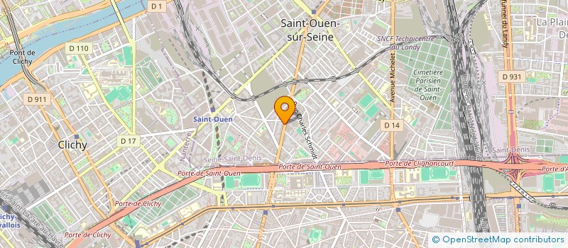 localisation de l'entreprise SEDRI PROMOTION à SAINT-OUEN-SUR-SEINE