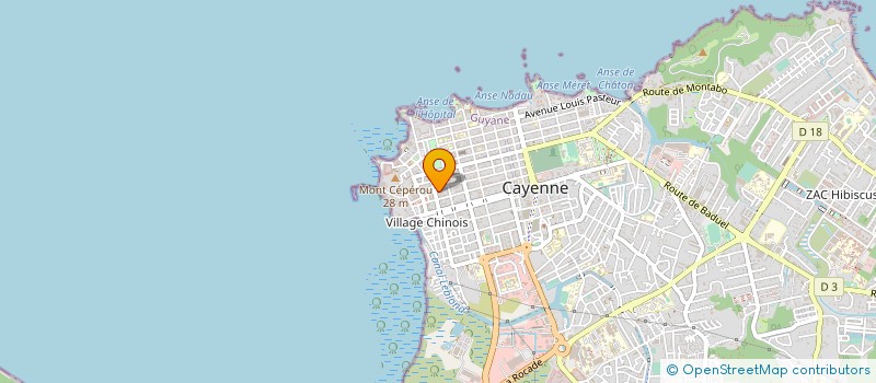 localisation de l'entreprise SEDUCTION SARL  CAYENNE