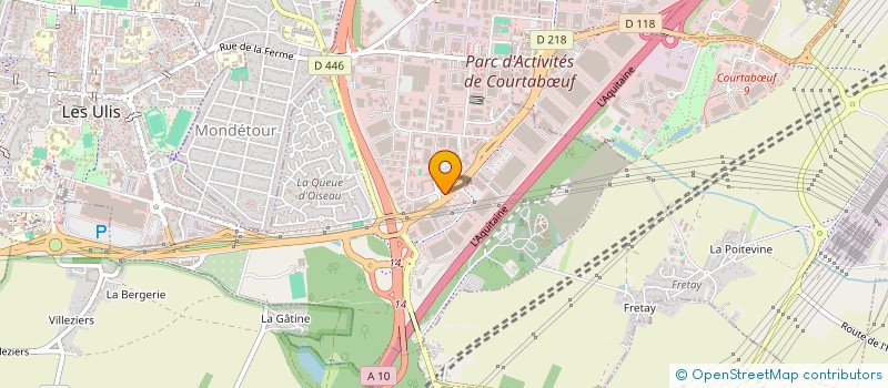 localisation de l'entreprise SEDYMA à LES ULIS