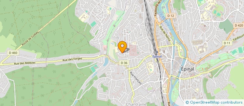 localisation de l'entreprise SEDYMAR à EPINAL
