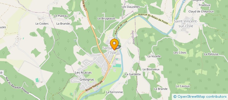 localisation de l'entreprise SEE CHABROL  SARLIAC-SUR-L'ISLE