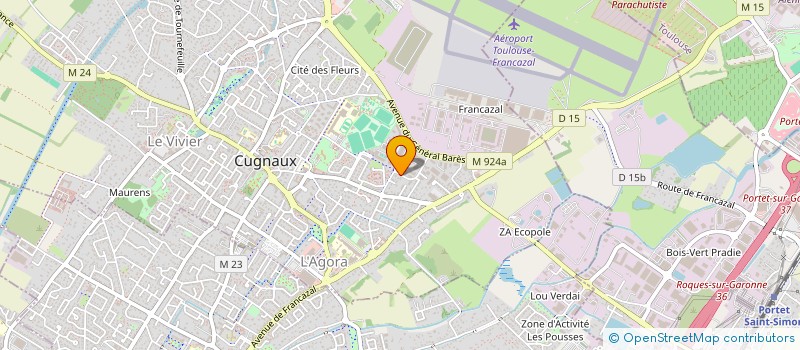 localisation de l'entreprise SEE CUGNAUX EXPRESS 31  CUGNAUX