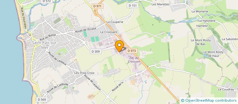 localisation de l'entreprise SEE GRANVILLE MATERIAUX à SAINT-PAIR-SUR-MER