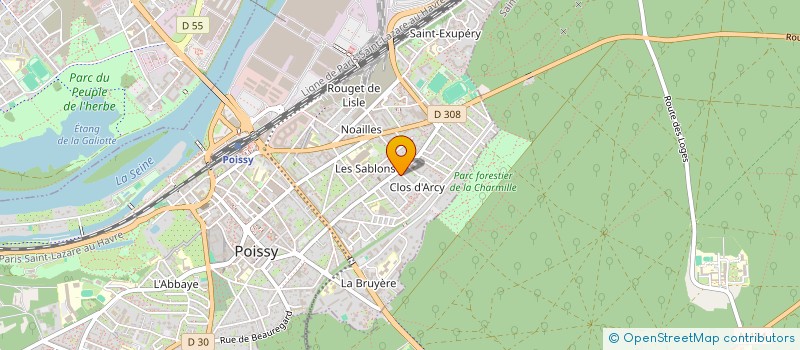 localisation de l'entreprise SEE INVEST  POISSY