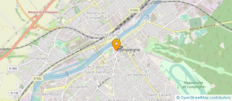 localisation de l'entreprise SEE'L INVEST à COMPIEGNE