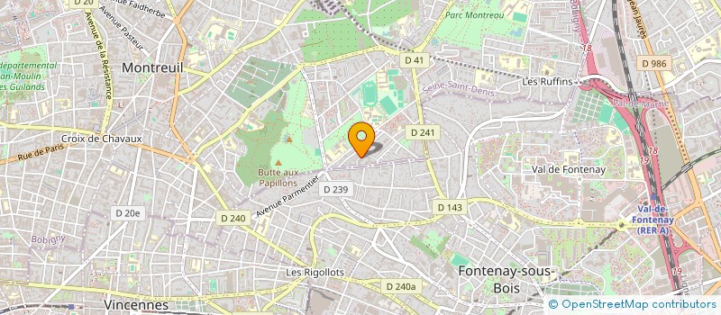 localisation de l'entreprise SEE LE CHARDON BLEU  MONTREUIL