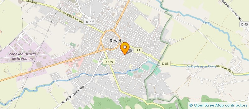 localisation de l'entreprise SEE MARTY BERNARD  REVEL