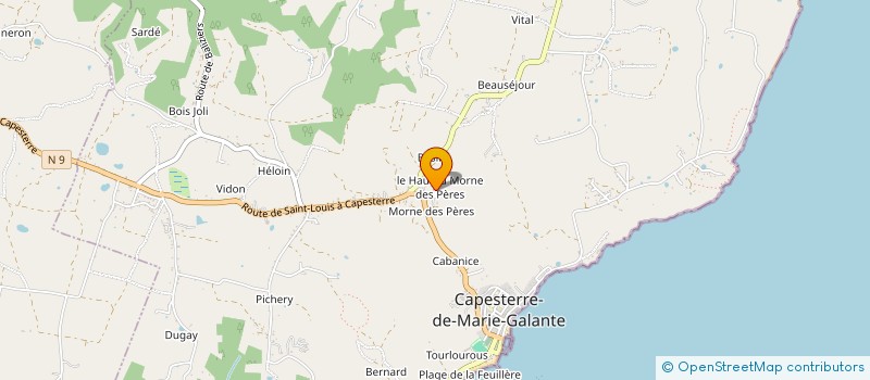 localisation de l'entreprise SEE-NERGIE KARAIBES à CAPESTERRE-DE-MARIE-GALANTE