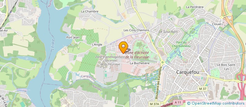 localisation de l'entreprise SEE4SYS à CARQUEFOU