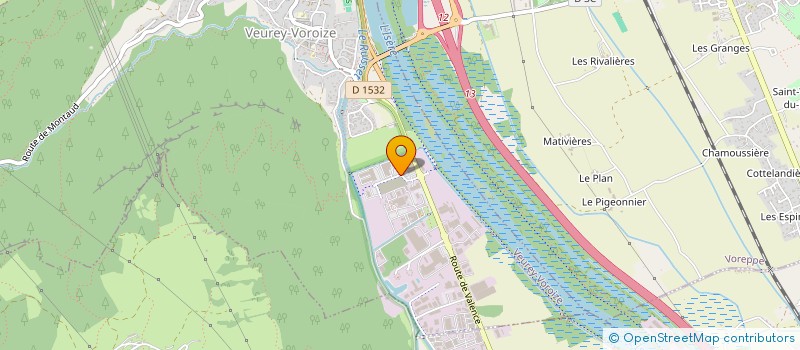 localisation de l'entreprise SEEB COLLET AMBLARD à VEUREY-VOROIZE