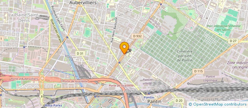 localisation de l'entreprise SEEBA TECHNIQUE à AUBERVILLIERS