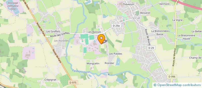 localisation de l'entreprise SEEC DIFFUSION à VIRIAT