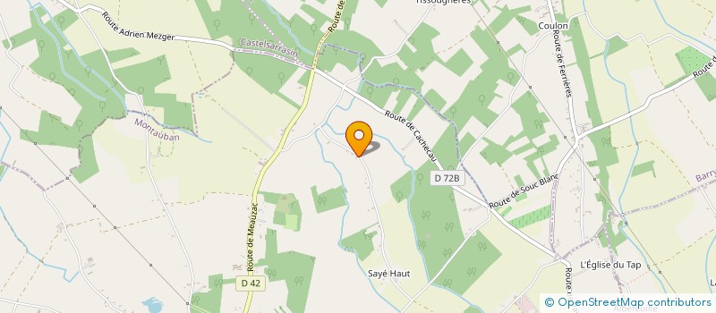 localisation de l'entreprise SEED 55  LA VILLE-DIEU-DU-TEMPLE